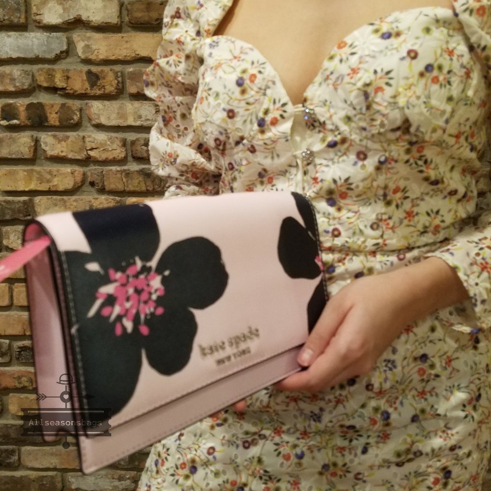 Convertible crossbody fun blue pink Kate spade - Picture 3 of 7